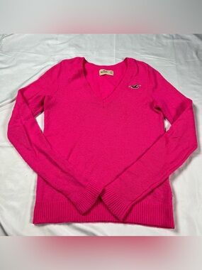 Y2K Hollister Hot Pink Sweater‎ Elena Gilbert Bella Swan Size XS